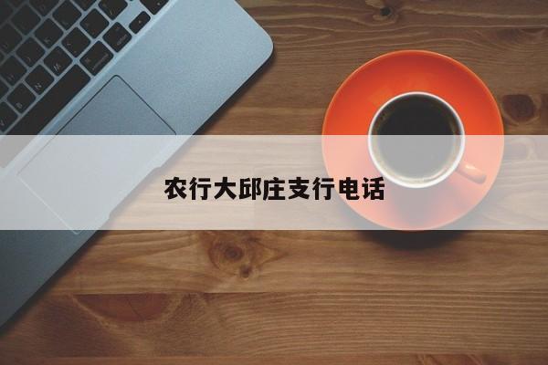 农行大邱庄支行电话